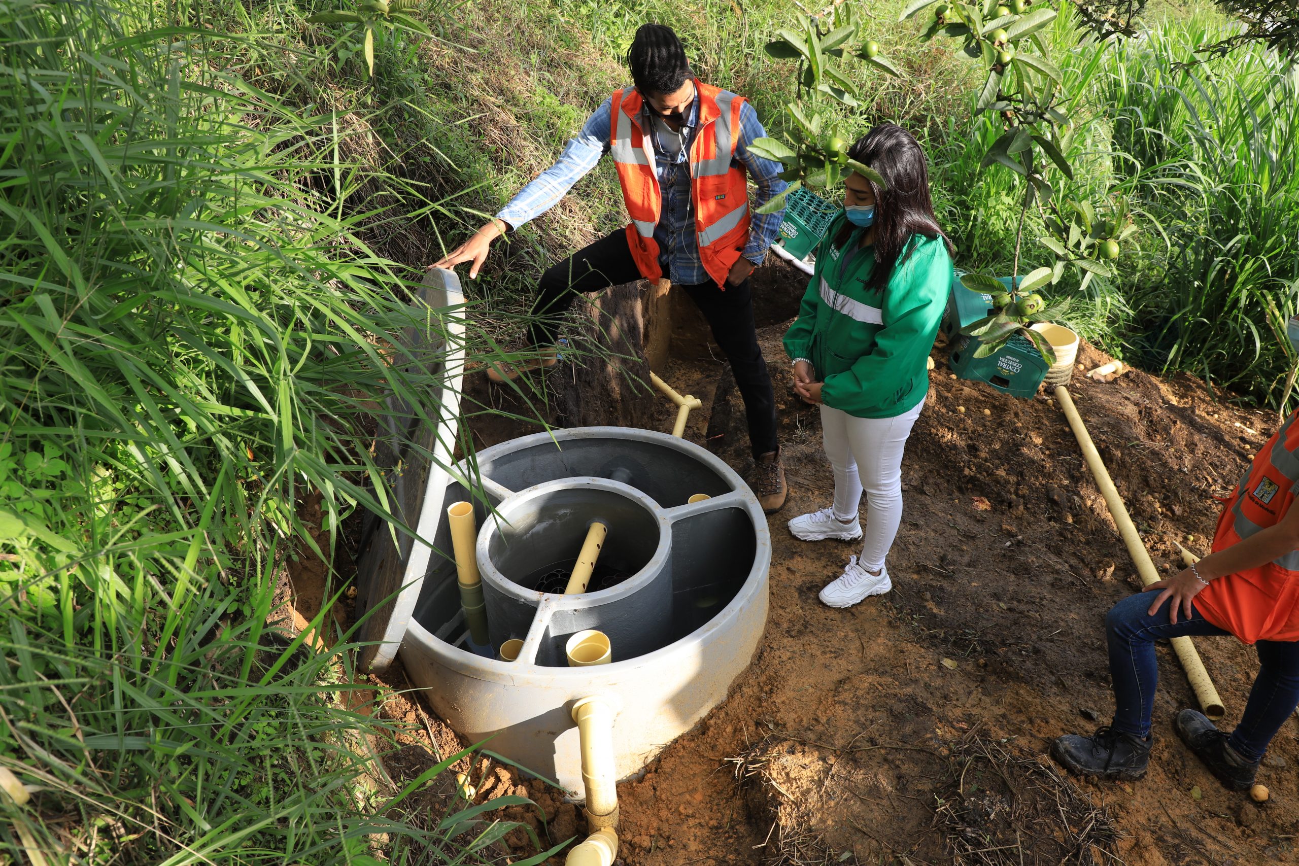 En Palmitas, familias dispondrán de aguas residuales como debe ser