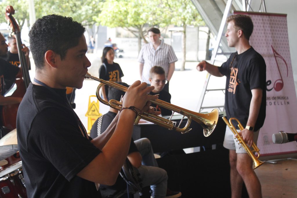 Red de Escuelas de Música de Medellín en el Jazz Camp 2022