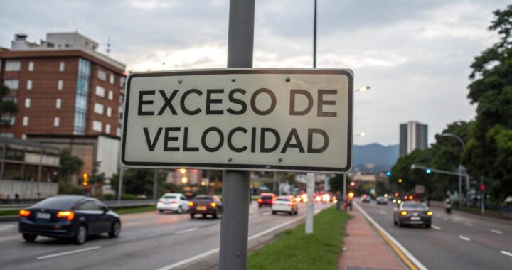 Podría recibir una multa, por exceso de velocidad en Medellín