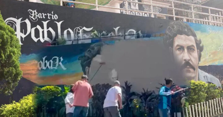 Memoria, murales y disputa en el barrio Pablo Escobar