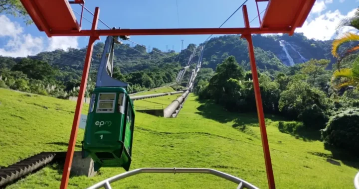 El teleférico más inclinado de Latinoamérica está en Antioquia
